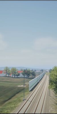 Eine Visualisierung der Rheintalbahn auf Höhe Seefelden