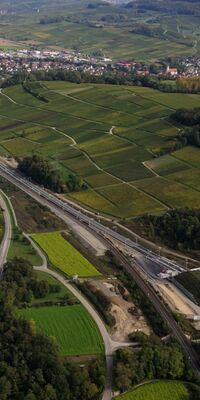Tunneleingang des Katzenbergtunnels.