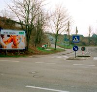 Alter Bahnsteigzugang zum Haltepunkt Haltingen.