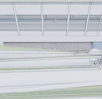 Zeichnung Treppen und Rampenanlage zur Personenunterführung