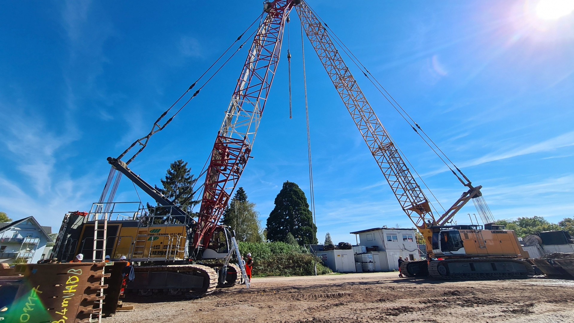 Die Seilbagger sind riesig. Sie sind bis zu 40 Meter hoch. (Foto: DB AG/Miriam Puls)