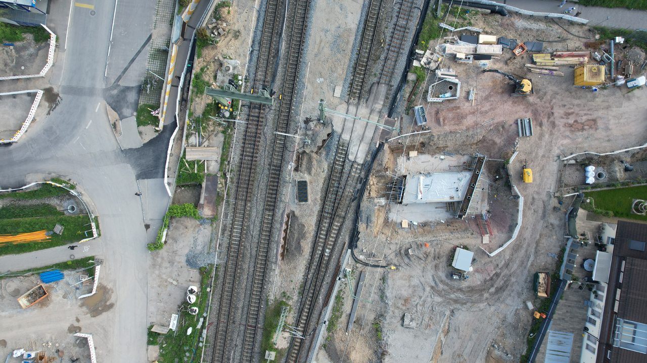 Mai 2023: Das neue Rahmenbauwerk ist voraussichtlich Mitte 2024 fertig. (Foto: Jürgen Schmidt)